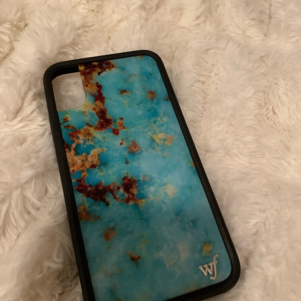 Wildflower iPhone X marble case